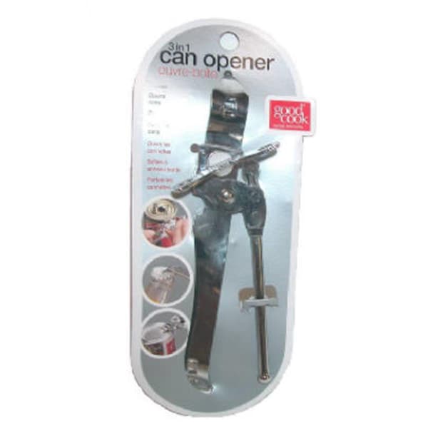 Good Cook Good Cook 11800 Bright Triple Chrome Plated 3 Way Can Opener Pack of 6 275966 - main